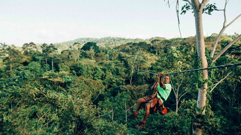 Ziplining