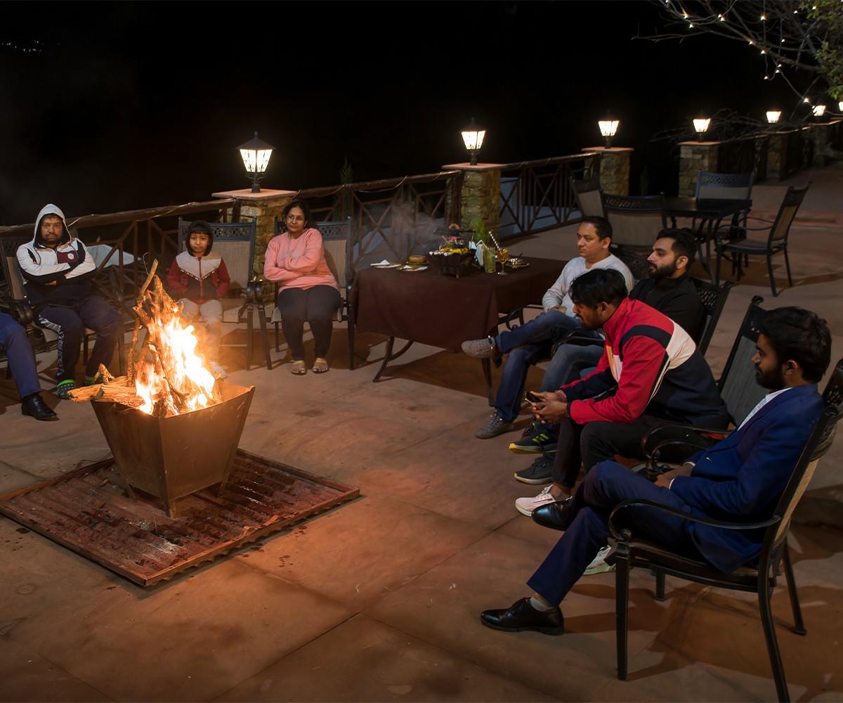 Evening Bonfire